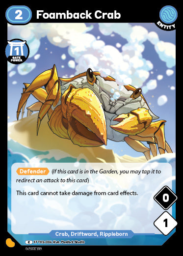 Foamback Crab | Starter Deck 2 | C | Normal | #STT02-006