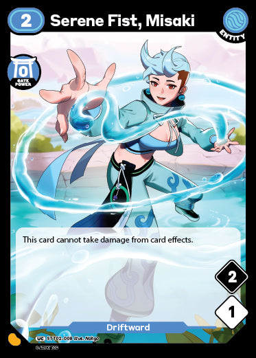 Serene Fist, Misaki | Starter Deck 2 | UC | Normal | #STT02-008