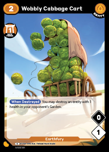 Wobbly Cabbage Cart | Starter Deck 3 | C | Normal | #STT03-05