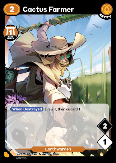 Cactus Farmer | Starter Deck 3 | UC | Normal | #STT03-06
