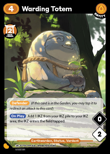 Warding Totem | Starter Deck 3 | UC | Normal | #STT03-09