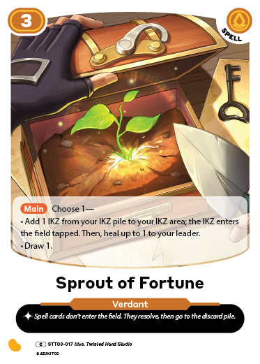 Sprout of Fortune | Starter Deck 3 | C | Normal | #STT03-17