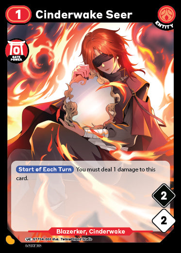 Cinderwake Seer | Starter Deck 4 | UC | Normal | #STT04-03