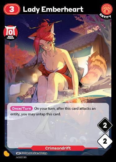 Lady Emberheart | Starter Deck 4 | UC | Normal | #STT04-08