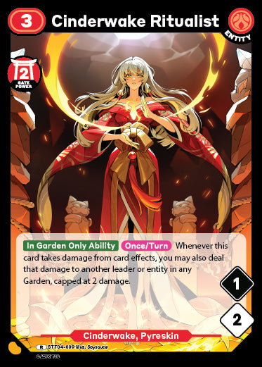 Cinderwake Ritualist | Starter Deck 4 | R | Normal | #STT04-09