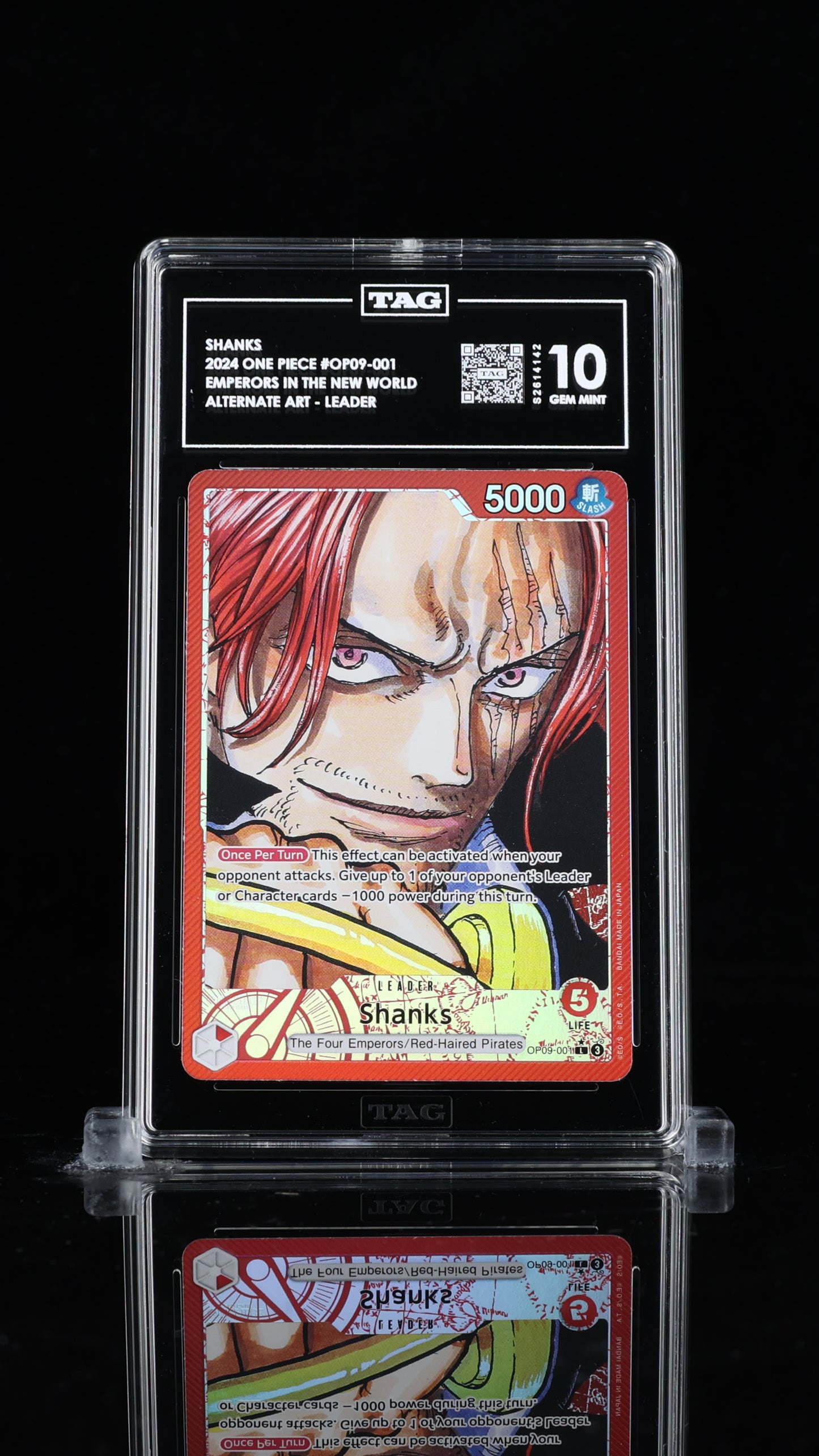 Shanks Alternate Art 10 GEM MINT