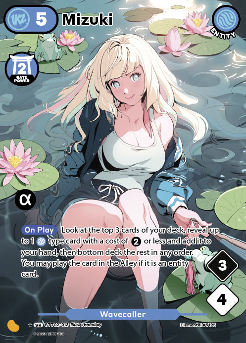 Mizuki | Alpha | SR ★ | Normal | #STT02-013