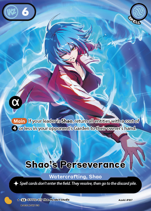 Shao's Perseverance | Alpha | SR ★ | Normal | #STT02-017