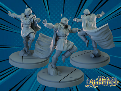 Hardcore Miniatures March 2023 Release: Aries Mū, Bonyu, Yuga Aoyama, Cygnus Hyoga, Dragon Shiryū, Gamma 1, Gamma 2, Gemini Saga, Camie Utsushimi, Mei Hatsume, North Kai, Real Steal, Red Riot, Sagittarius Aiolos, Saiyaman