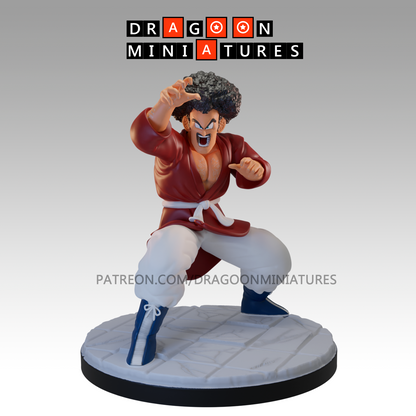 2024.01 Buu Saga 2: Resin 3D Printed Miniatures Set - Buu, Gohan Training, Goten, Goten SS, Kibito, Saiyaman, Saiyaman SS, Satan, Shin, Trunks, Trunks SS, Videl - Dragoon Miniatures