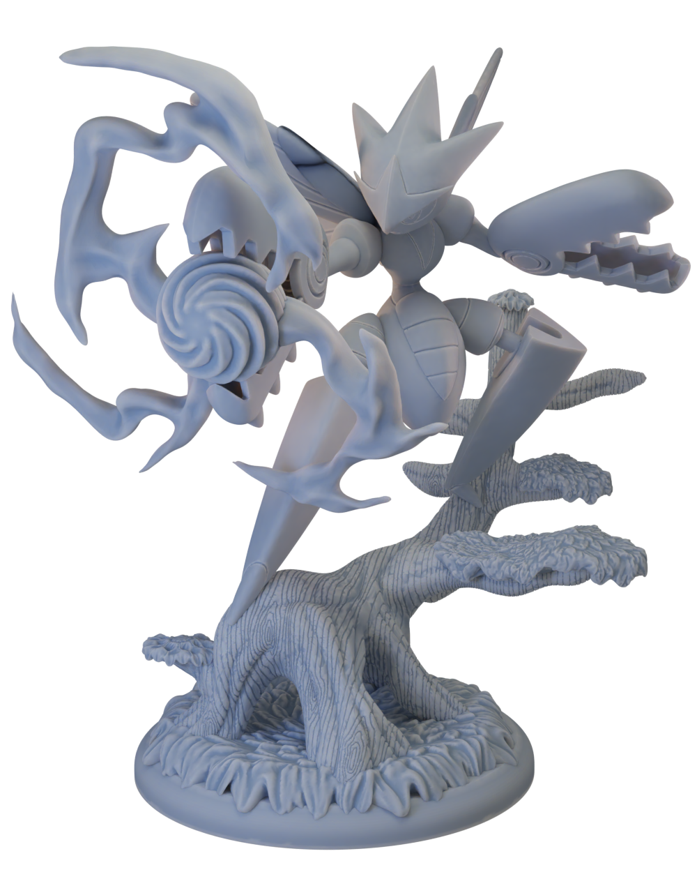 🪲 Poke Crisis Miniatures – Bladed Insect Evolution - Kleavor, Scizor, Scizor, Mega Scyther