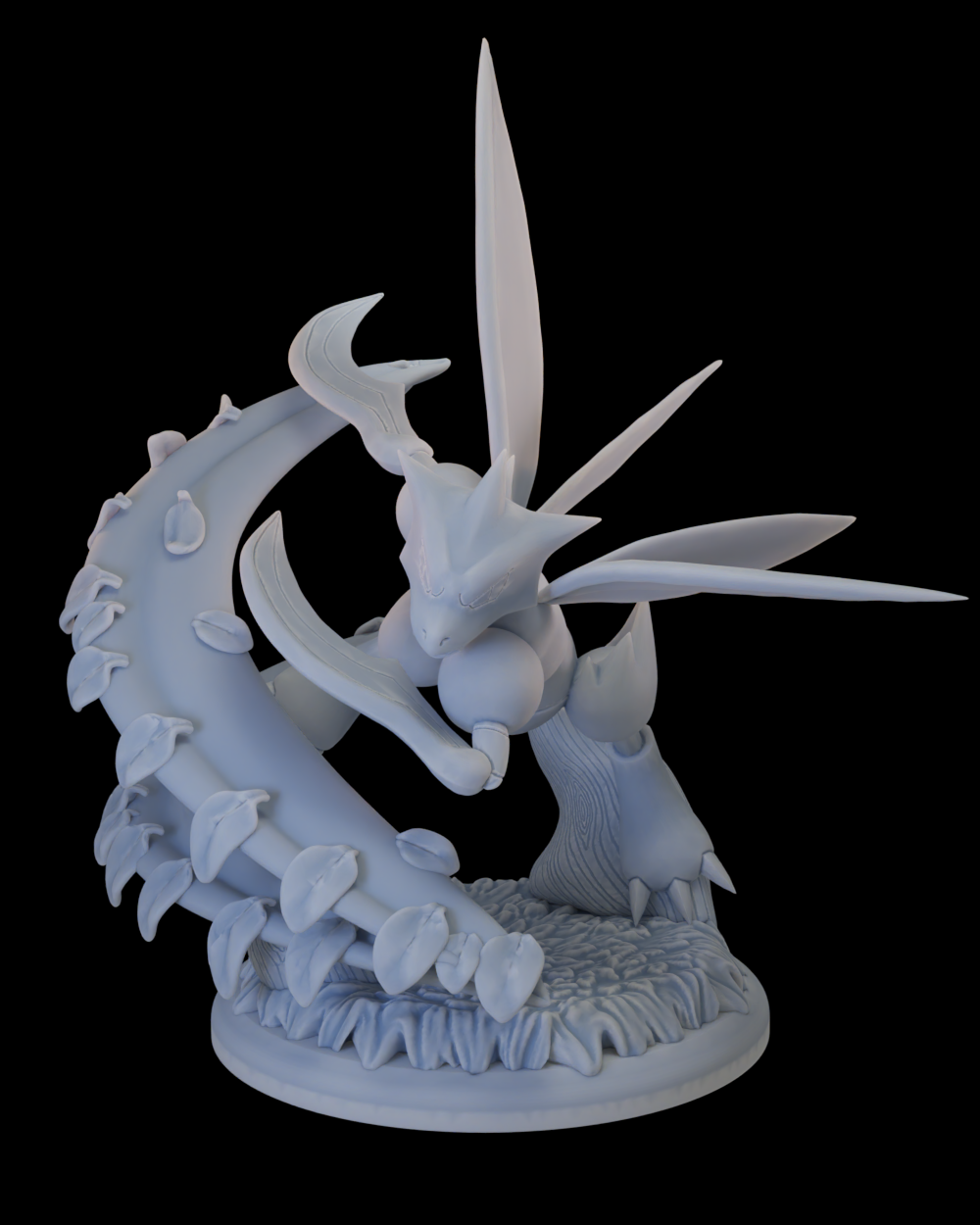 🪲 Poke Crisis Miniatures – Bladed Insect Evolution - Kleavor, Scizor, Scizor, Mega Scyther