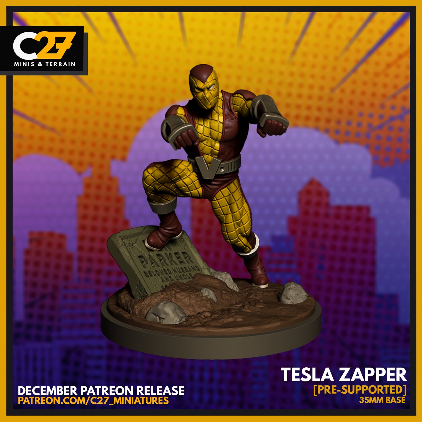 C27 Minis & Terrain December 2021 Release: Legendary Marvel Collection – Black Cat, Dark Phoenix, Dazzler, Doctor Octopus, Polaris, Quicksilver, Rhino, Sabertooth, Shocker, Spider-Man