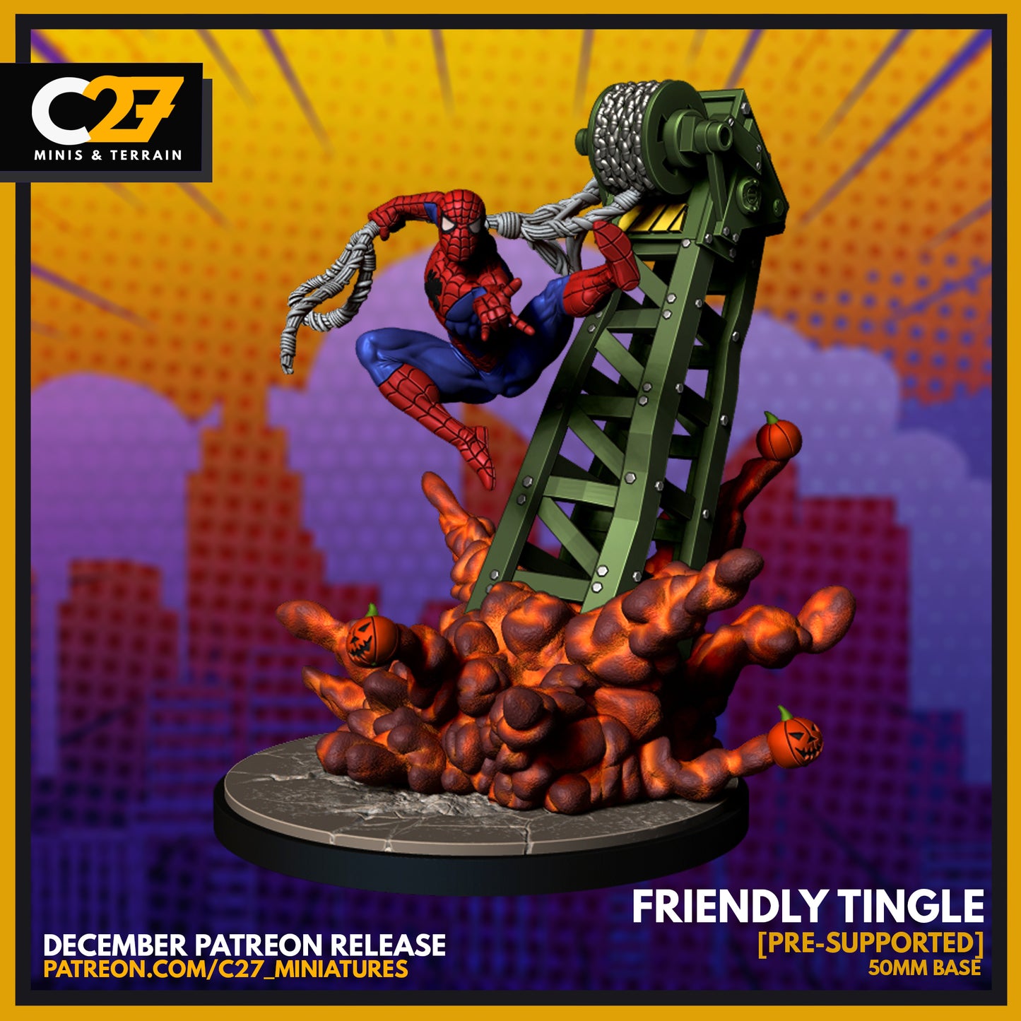 C27 Minis & Terrain December 2021 Release: Legendary Marvel Collection – Black Cat, Dark Phoenix, Dazzler, Doctor Octopus, Polaris, Quicksilver, Rhino, Sabertooth, Shocker, Spider-Man