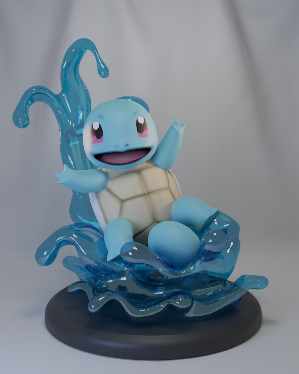 Blastoise | Squirtle | Wartortle | Poke Crisis Miniatures