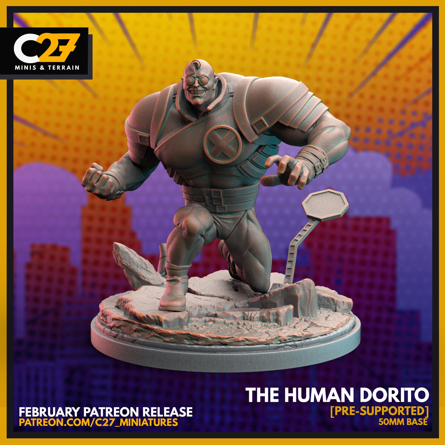 C27 Minis & Terrain February 2022 Release: AIM Goons, Blade, Cable, Penny Parker and SPIIder, Puck, Sandman, Scarlet Spider, Scarlet Witch (Crimson Sorceress), Scarlet Witch (Scarlet Sitcom), Spiral, Strong Guy, Vulture