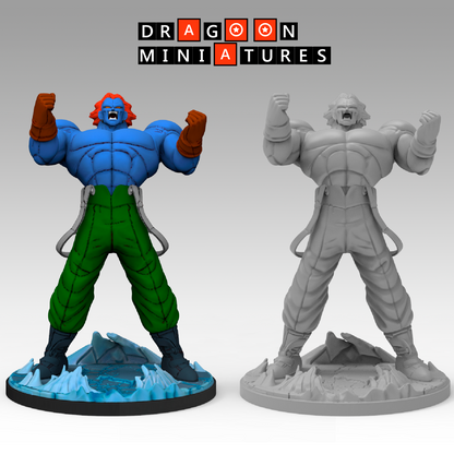 2023.07 Android Saga Part 3: Resin 3D Printed Miniatures Set - Android 13 Alter Pose, Android 13 Stand, Android 14, Android 15, Future Gohan, Future Gohan Super Saiyan, Super 13, Young Trunks - Dragoon Miniatures