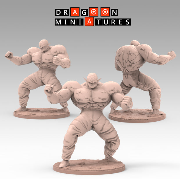 2023.03 Garlick's Sagas: Resin 3D Printed Miniatures Set - Garlick, Ginger, Mustard, Nikki, Salt, Samsho, Spice, Super Garlick, Vinegar - Dragoon Miniatures