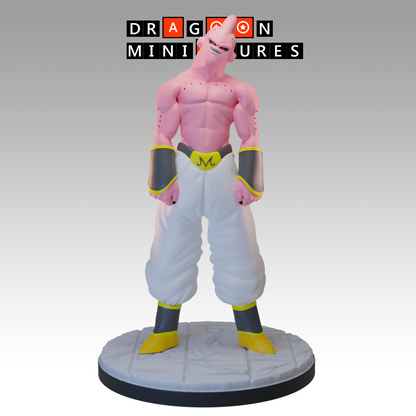 2024.02 Buu Saga 3: Resin 3D Printed Miniatures Set - Buu Gotenks, Buu Piccolo, Goku SS2, Gotenks 3, Gotenks Base, Super Buu, Super Gotenks, Vegeta Majin - Dragoon Miniatures