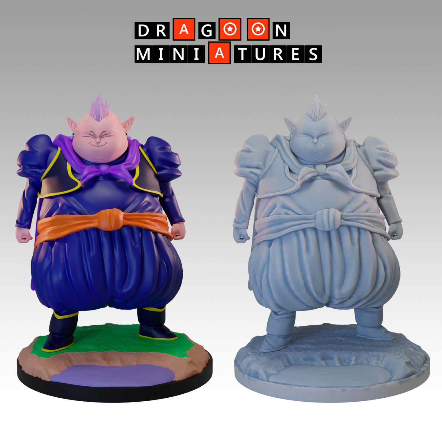 2024.04 Janemba X Tapion Movies: Resin 3D Printed Miniatures Set - Gogeta, Janemba, North Kai, Pikkon, Saiyaman 2, South Kai, Supreme Kai, Tapion, West Kai - Dragoon Miniatures