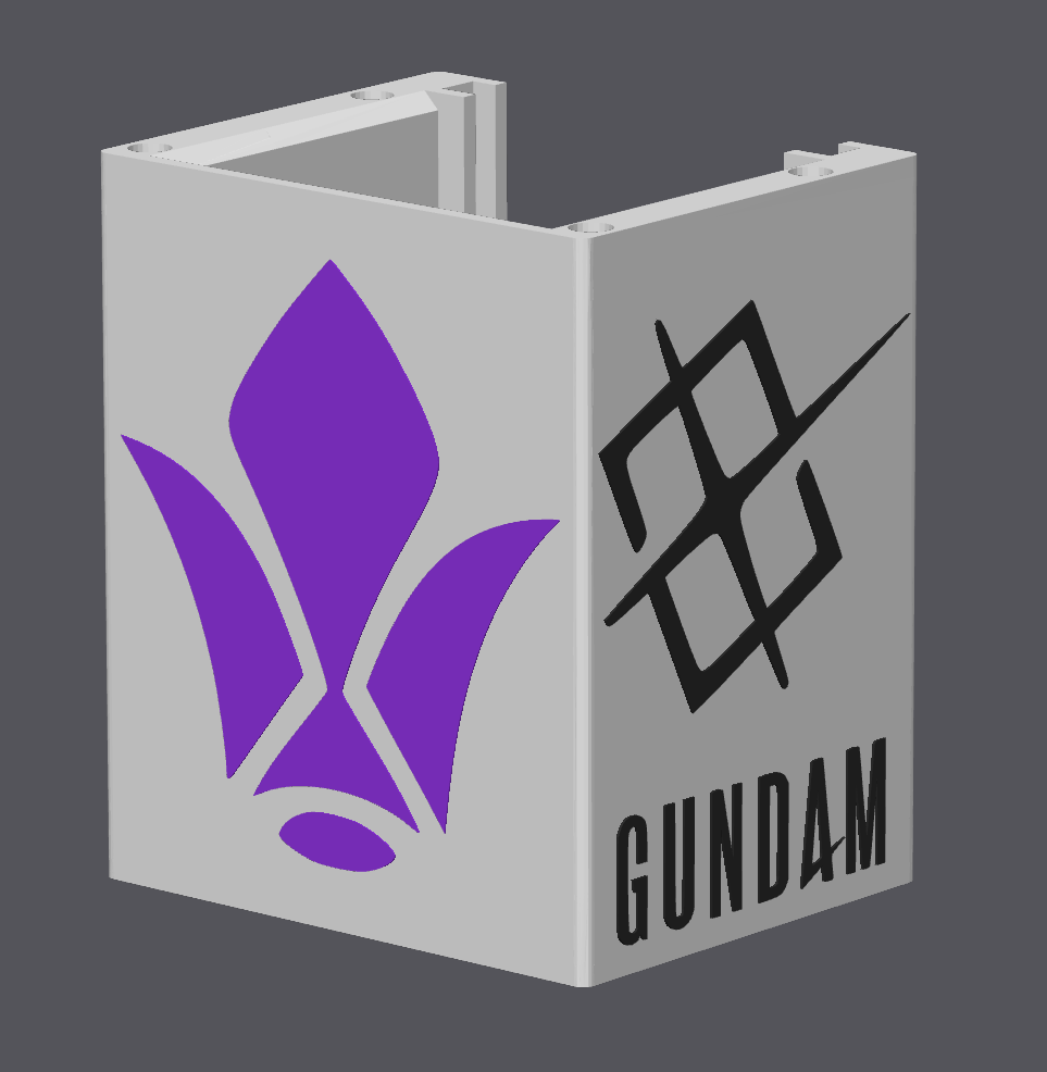 Gundam Card Game Deck Box with Magnetic Dice Holder
