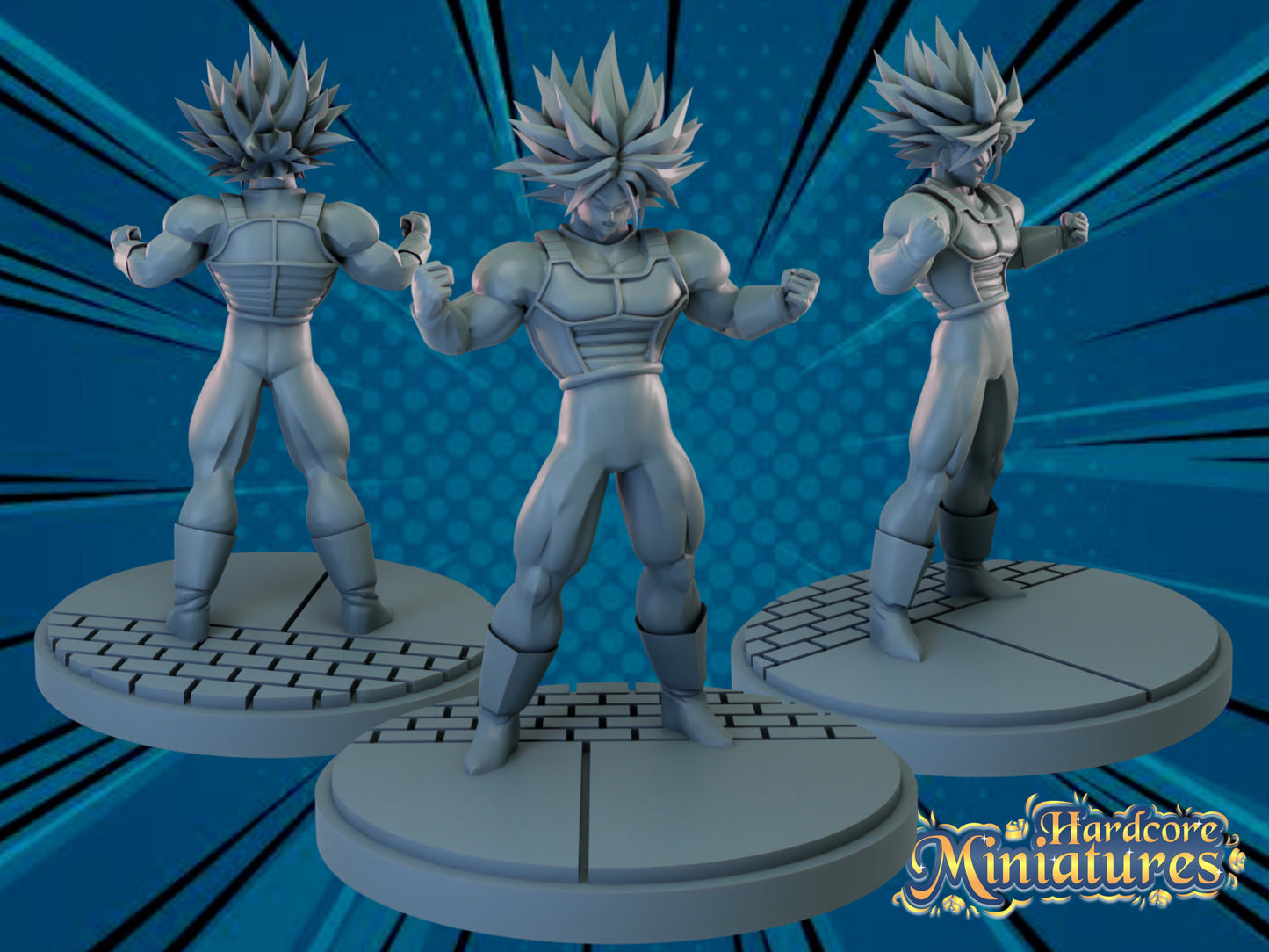 Hardcore Miniatures January 2023 Release: Bardock, Bojack, Burter, Capricorn, Ginyu, Guldo, Hit, Jeice, Mecha Frieza, Pegasus, Poseidon, Recoome, Trunks