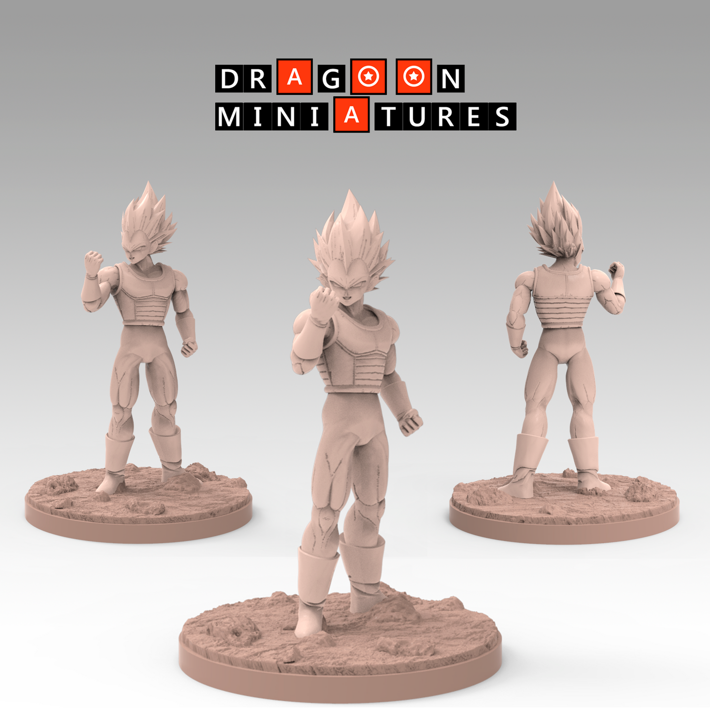 2022.10 Namek Saga Begins! Resin 3D Printed Miniatures Set - Appule, Bases, Bulma, Cui, Dodoria, Frieza, Gohan, Krillin, Super Zarbon, Vegeta, Zarbon - Dragoon Miniatures