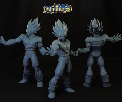 Hardcore Miniatures September 2022 Release: Android 16, Buu, Dabura, Gero, Kami, Kibito, Krillin, Raditz, Tien Shinhan, Vegeta