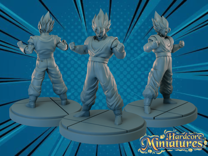 Hardcore Miniatures December 2022 Release: Android 21, Cell, Frieza, Goku Ssj3, Goku Ssj4, Janemba, Kakashi, Kid Buu, Nappa, Naruto, Rukia, Vegetto, Zamasu