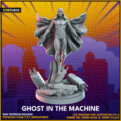 C27 Minis & Terrain May 2023 Release: Captain Britain, Dagger, Donald Pierce, Ghostrider 1 Million BC, Joe Fixit, Ka-Zar, Moondragon, Oracle, Scream, Sentinel, Vision