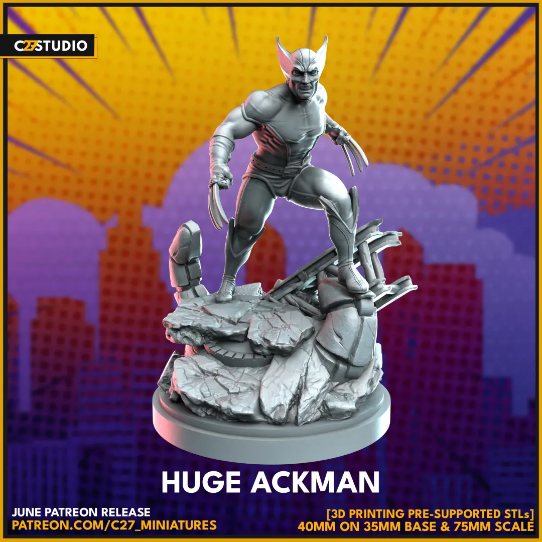 C27 Minis & Terrain June 2023 Release: Ant-Man (Classic), April O'Neal, Black Knight, Cloak, Gladiator, Gwenpool, Hulkbuster, Rachel Summers, Throg, Wolverine (Brown Suit)