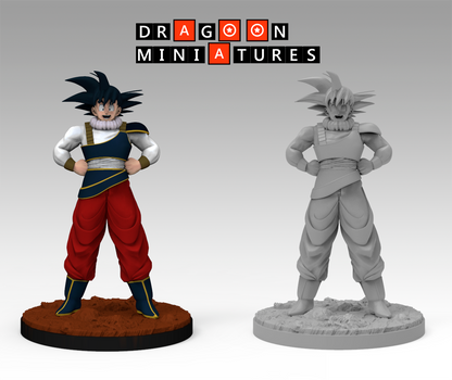 2023.05 Android Saga Part 1: Resin 3D Printed Miniatures Set - Badman, King Cold, King Throne, Mecha Frieza, Super Yardrat, Trunks, Trunks Super, Yardrat - Dragoon Miniatures