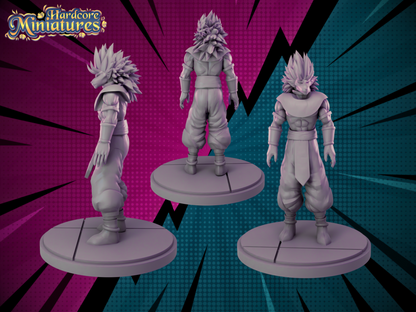 Hardcore Miniatures July 2023 Release: Absalom, Android 17, Appule, Big Mom, Boa Hancock, Bra, Caser, Goku Kamehameha, Gotenks, Pan, Pica, Senior Pink, Turles, Videl, Whis