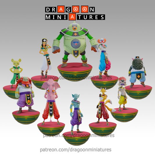 Dragoon Miniatures June 2025: Dragon Ball Super Pack 5 – Gods of Destruction