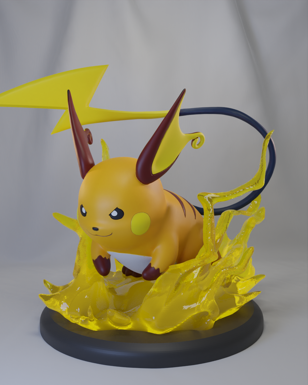 Pichu | Pikachu | Raichu | Alolan's Raichu | Poke Crisis Miniatures