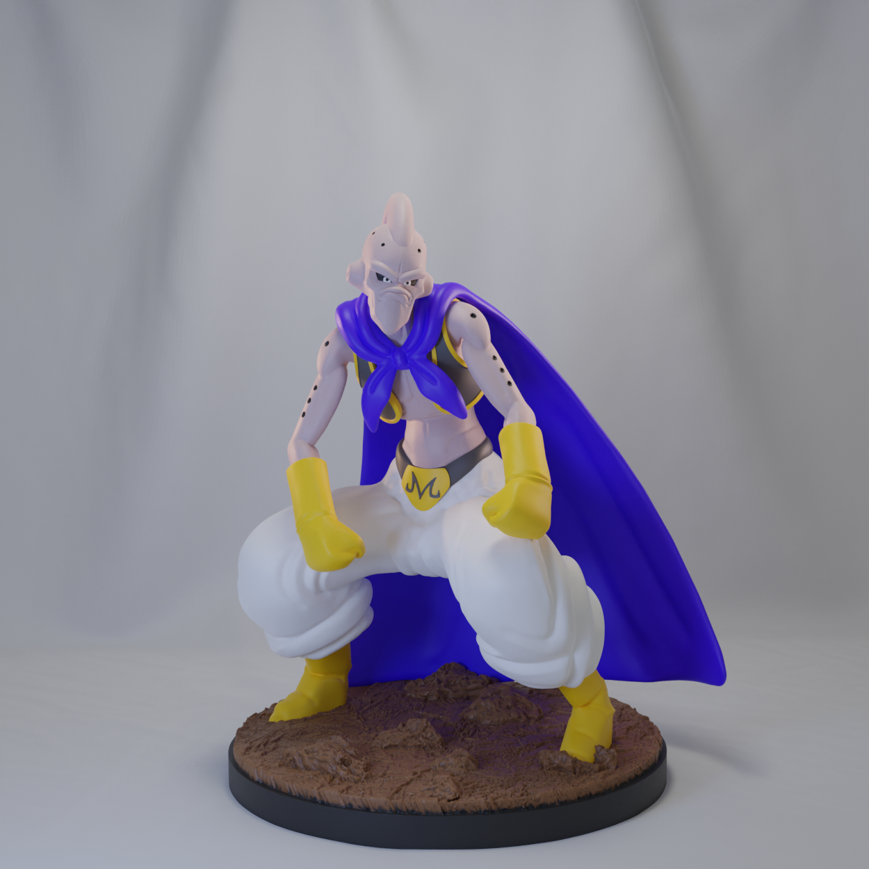 2024.03 Buu Saga 4: Resin 3D Printed Miniatures Set - BuuHan, Evil Buu, Gohan Mystic, Goku SSJ3, Kid Buu, Super Vegito, Ultimate Gohan, Vegito Base - Dragoon Miniatures