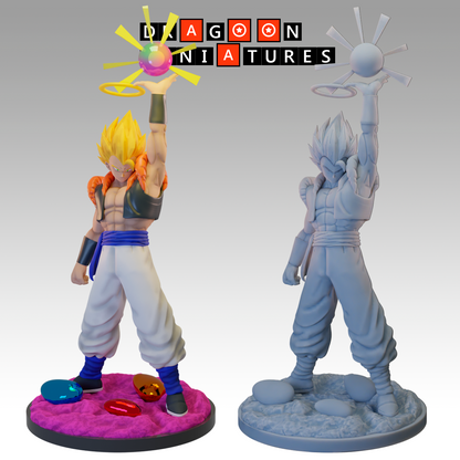 2024.04 Janemba X Tapion Movies: Resin 3D Printed Miniatures Set - Gogeta, Janemba, North Kai, Pikkon, Saiyaman 2, South Kai, Supreme Kai, Tapion, West Kai - Dragoon Miniatures