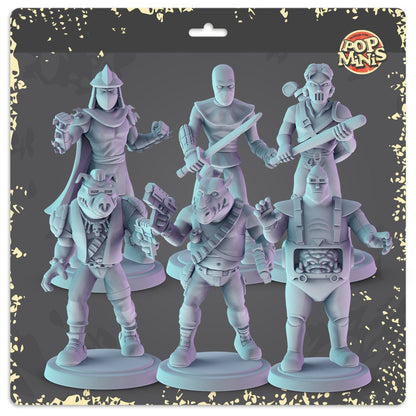 Teenage Mutant Ninja Turtles | 32MM | Villains | Pop Minis Miniatures