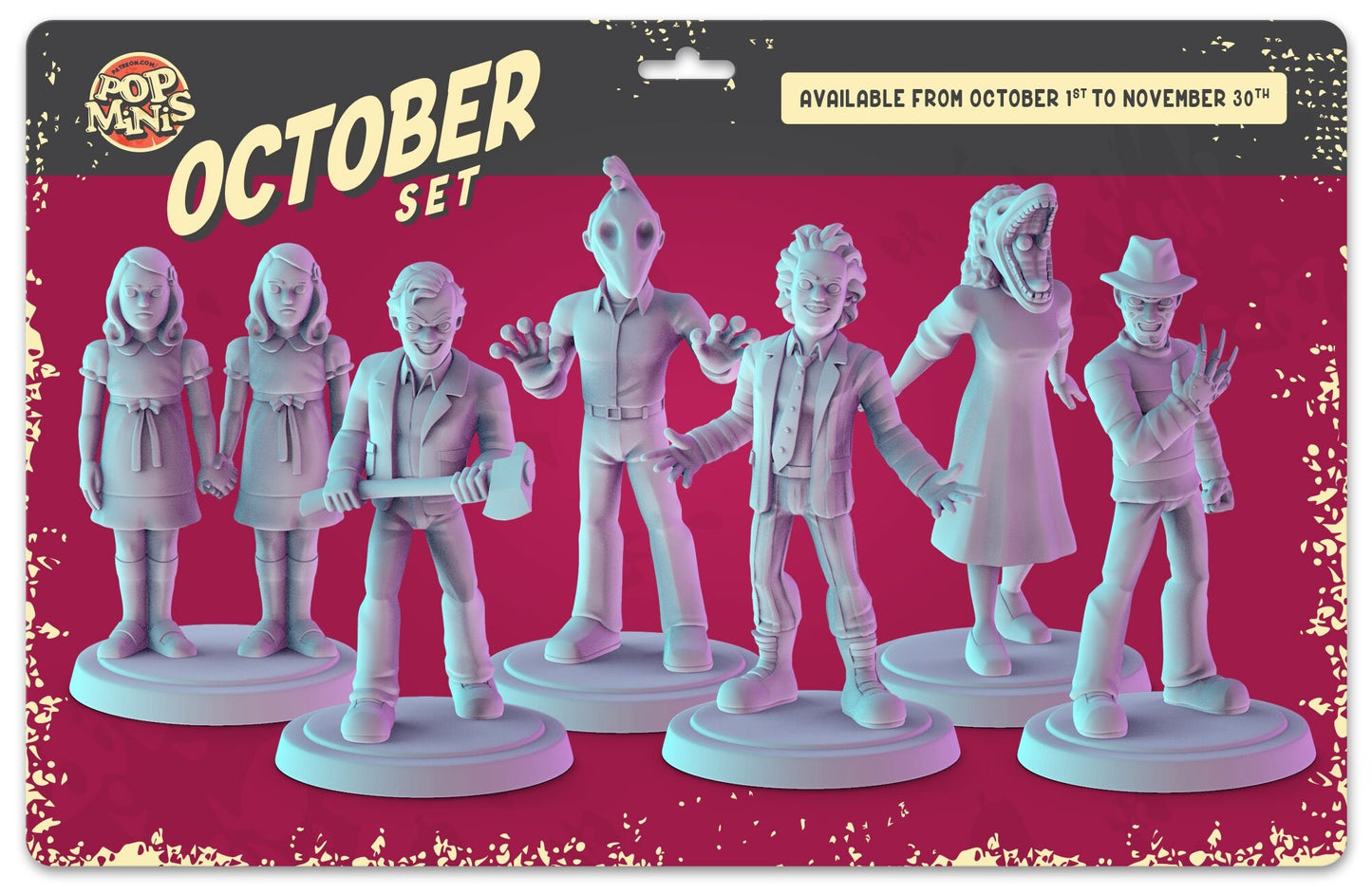 Halloween Movies Set 1 | 32MM | Movies | Miniatures | Pop Minis Miniatures