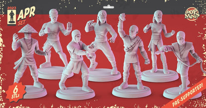 Mortal Kombat | 32MM | Pop Minis Miniatures  2023.04