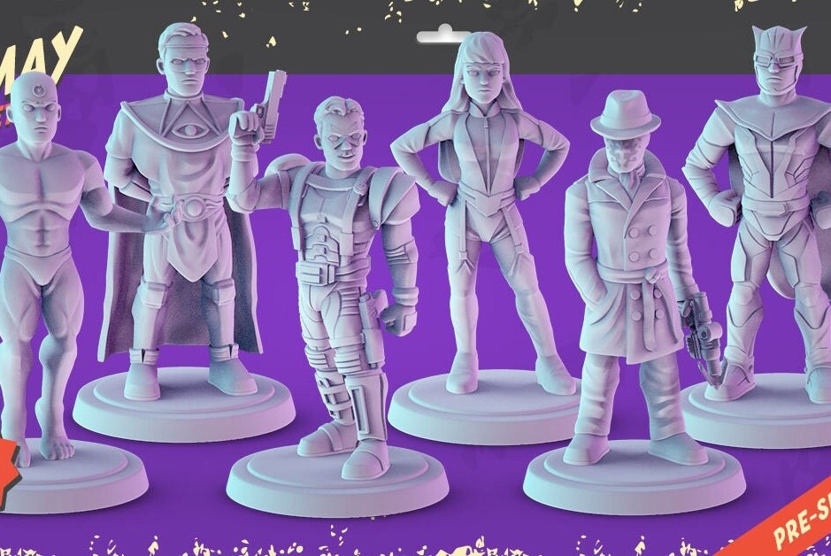 Watchmen | 32MM | Pop Minis Miniatures  2023.05