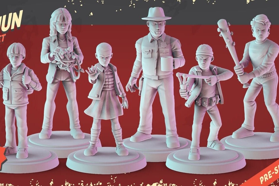 Stranger things Set 1 | 32MM | Pop Minis Miniatures  2023.06