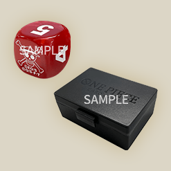 Official Dice and Dice Case Set One Piece Card Game