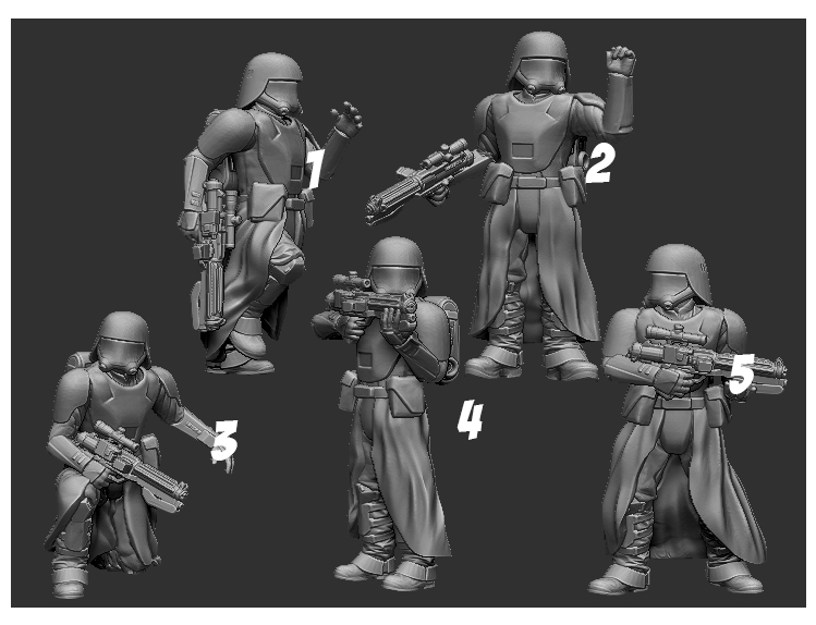 Warblade Studios Star Wars Shatterpoint Proxies | 40mm Miniature | 2021.04