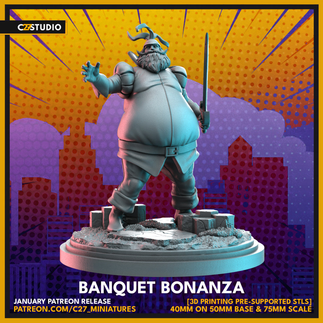 C27 Minis & Terrain January 2023 Release: Atrocitus, Cassandra Nova, Colossus, Elektra, Harley Quinn, Hawkeye, Jason Wyngarde, Klaw, Police Goons, Raven, Storm, Sunspot, Thunderball, Volstagg, Whiplash