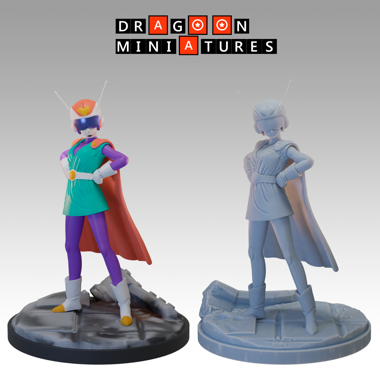 2024.04 Janemba X Tapion Movies: Resin 3D Printed Miniatures Set - Gogeta, Janemba, North Kai, Pikkon, Saiyaman 2, South Kai, Supreme Kai, Tapion, West Kai - Dragoon Miniatures