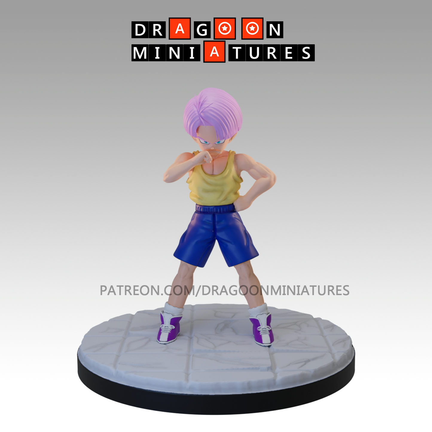 2024.01 Buu Saga 2: Resin 3D Printed Miniatures Set - Buu, Gohan Training, Goten, Goten SS, Kibito, Saiyaman, Saiyaman SS, Satan, Shin, Trunks, Trunks SS, Videl - Dragoon Miniatures