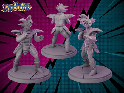 Hardcore Miniatures July 2023 Release: Absalom, Android 17, Appule, Big Mom, Boa Hancock, Bra, Caser, Goku Kamehameha, Gotenks, Pan, Pica, Senior Pink, Turles, Videl, Whis