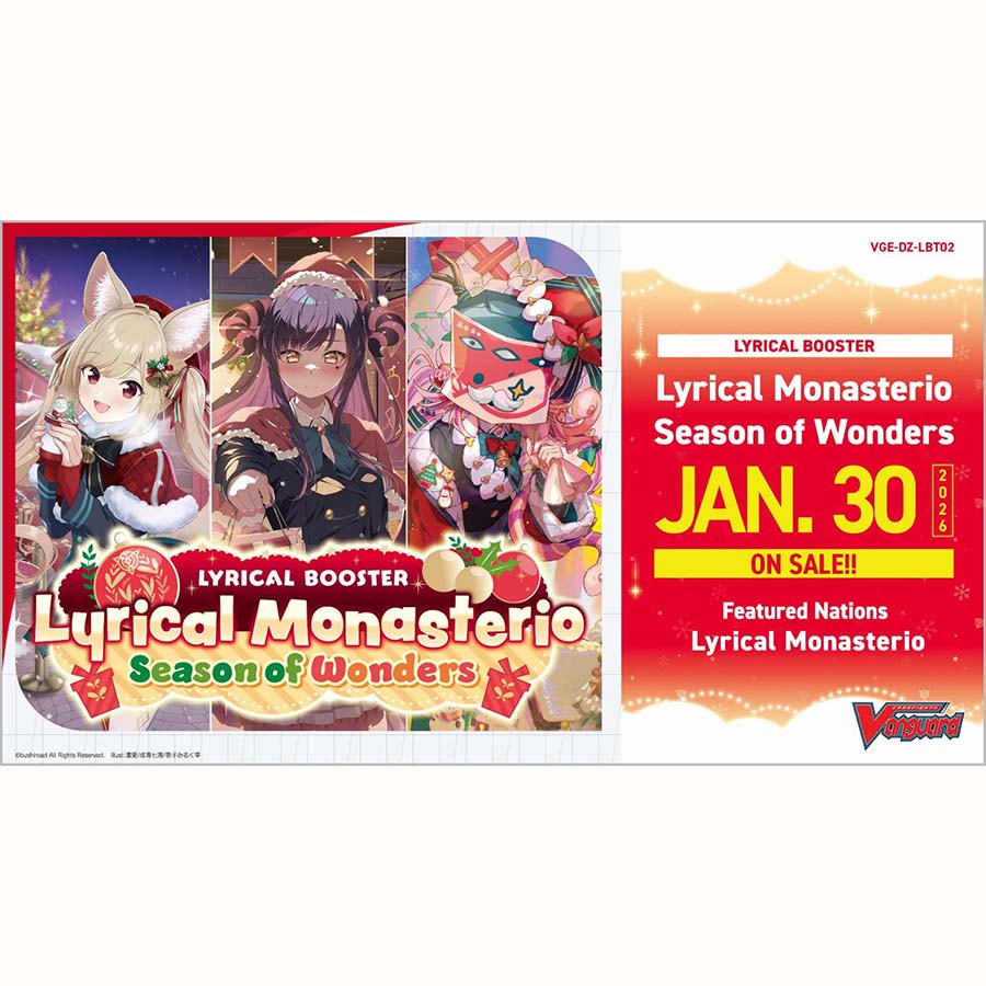 CARDFIGHT!! VANGUARD DIVINEZ: LYRICAL BOOSTER: LBT2 LYRICAL MONASTERIO: SEASON OF WONDERS (16CT)