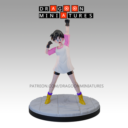 2024.01 Buu Saga 2: Resin 3D Printed Miniatures Set - Buu, Gohan Training, Goten, Goten SS, Kibito, Saiyaman, Saiyaman SS, Satan, Shin, Trunks, Trunks SS, Videl - Dragoon Miniatures